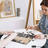 Фігурний дерев'яний пазл Гра Престолів Мапа Вестеросу XL, фото 4