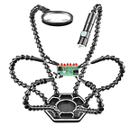 Гнучкий тримач плат  N-SS6LM-BK9 з ліхтариком і лупою