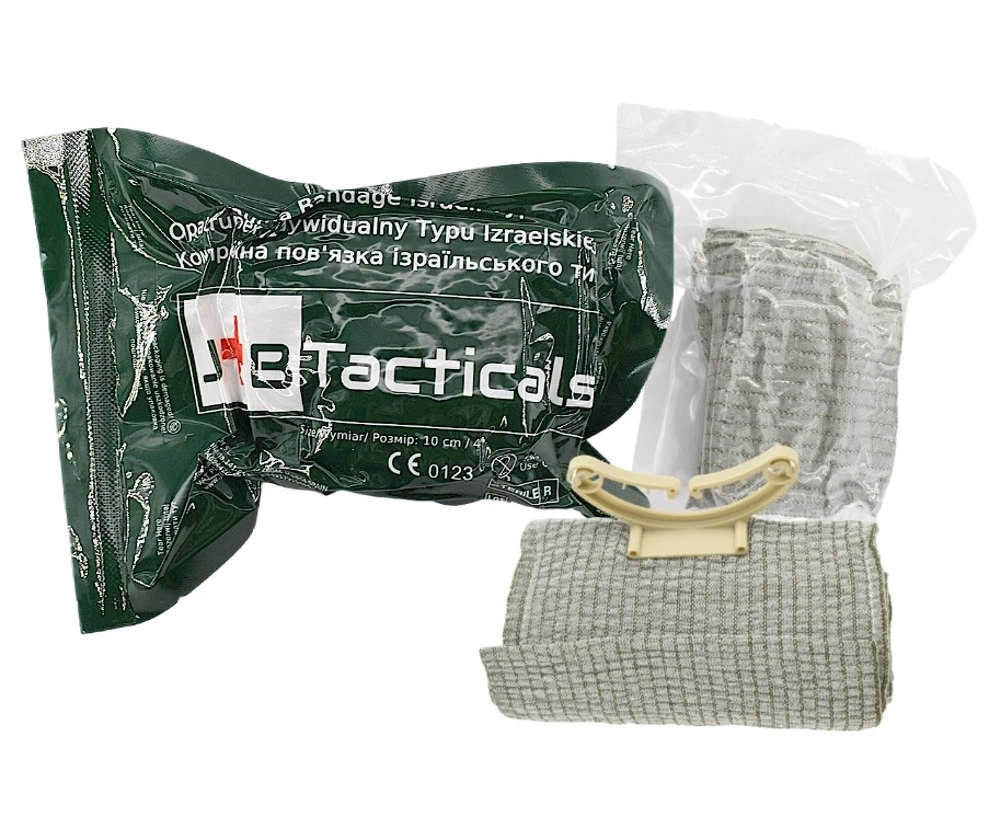Бандаж індивідуальний бандаж JB Tacticals ізраїльського типу 10cm JB-BDG-0008