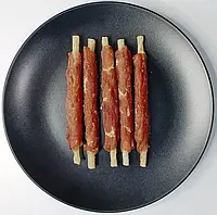 Качка на паличці ALFpet, 500 г натуральні жувальні ласощі для собак, зміцнення зубів, безпечне частування