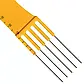 Гребінець-вилка Sway Yellow Ion+ 001, фото 4