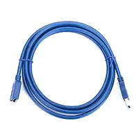 Подовжувач USB (шт.A- гн.А), version 3,0, 3м, синій
