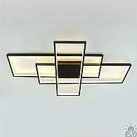 Смарт люстра керована світлодіодна SVEN 3S 110 Вт 900x500x80 мм Чорна ESLLSE