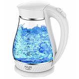 Чайник електричний Adler AD 1274 білий 1,7 л, фото 2