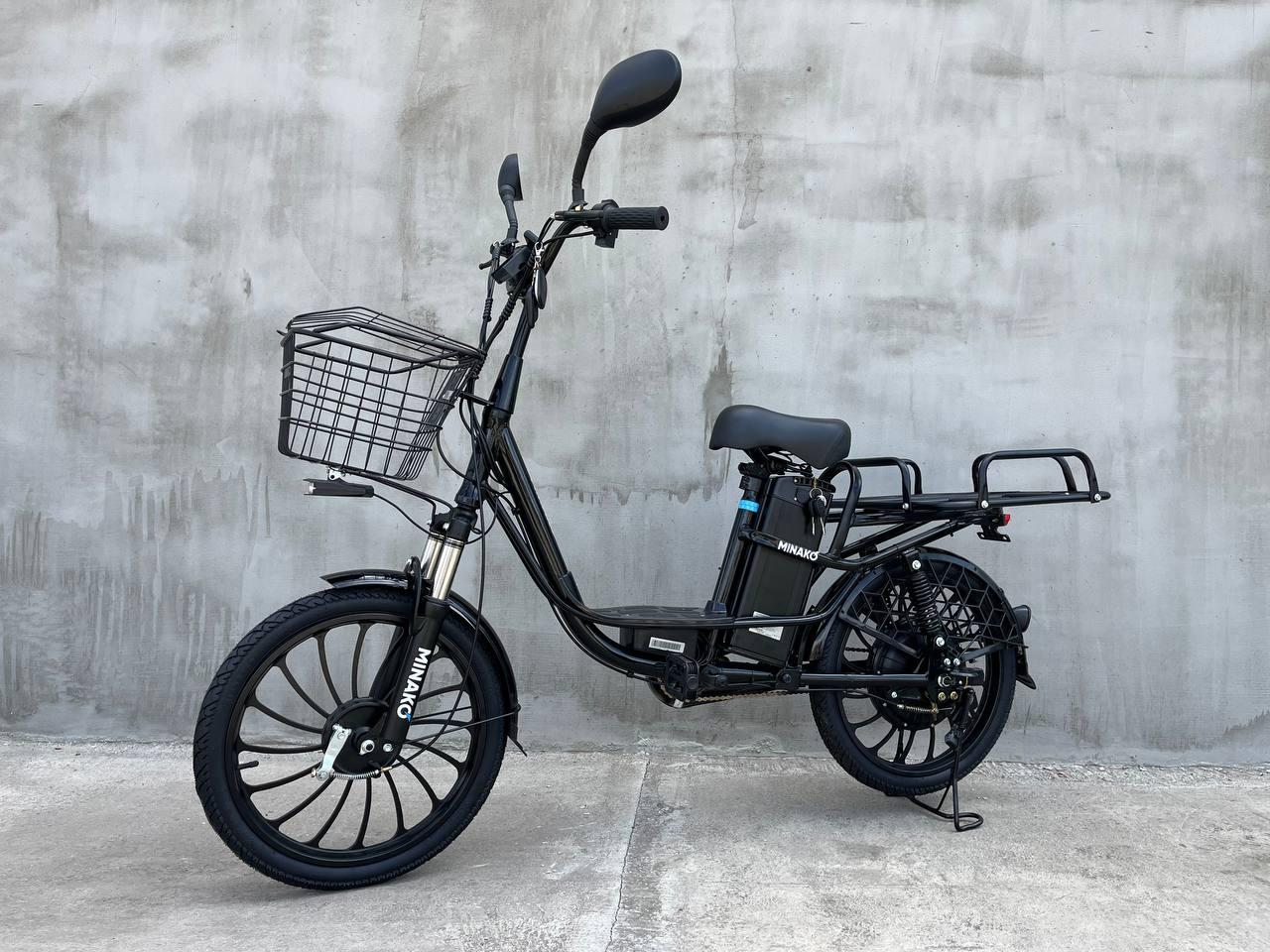 Електровелосипед MINAKO PRO 20" 800W з вантажним багажником