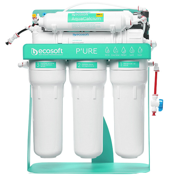 Зворотний осмос з насосом на станині Ecosoft P’URE AquaCalcium Mint