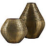 Ваза з металу фігурна в бронзовому кольорі EdelmanХарактеристики Высота: 30,5 см. Диаметр: 7 см. Материал: стекло., фото 2