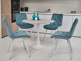 Стіл обідній T-325 каса вайт + білий