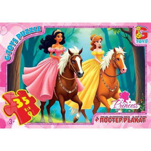 Пазли ТМ "G-Toys" із серії "Принцеси", 35 ел, фото 1