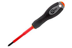Викрутка Intertool хрестова PH1 х 80 мм 1000 В діелектричні (VT-3211)