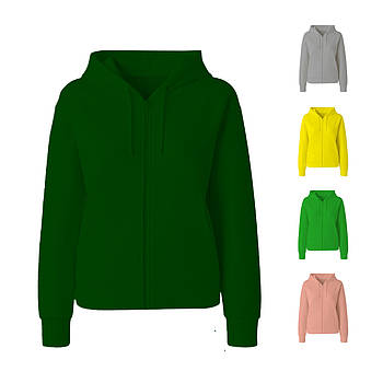 Толстовка на замку для друку жіноча з капюшоном для друку (під нанесення принтів)