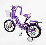 Велосипед двоколісний Corso Nice на 14 дюймів, Violet 14021, фото 3