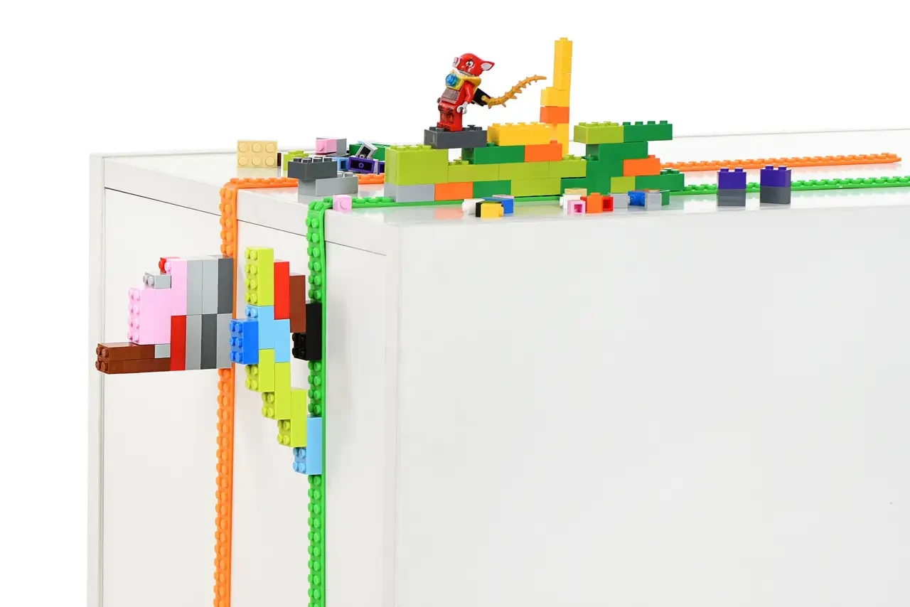 Конструктор BLOCKS Toy Block Tape – 400 деталей для гри на будь-якій поверхні!, фото 1