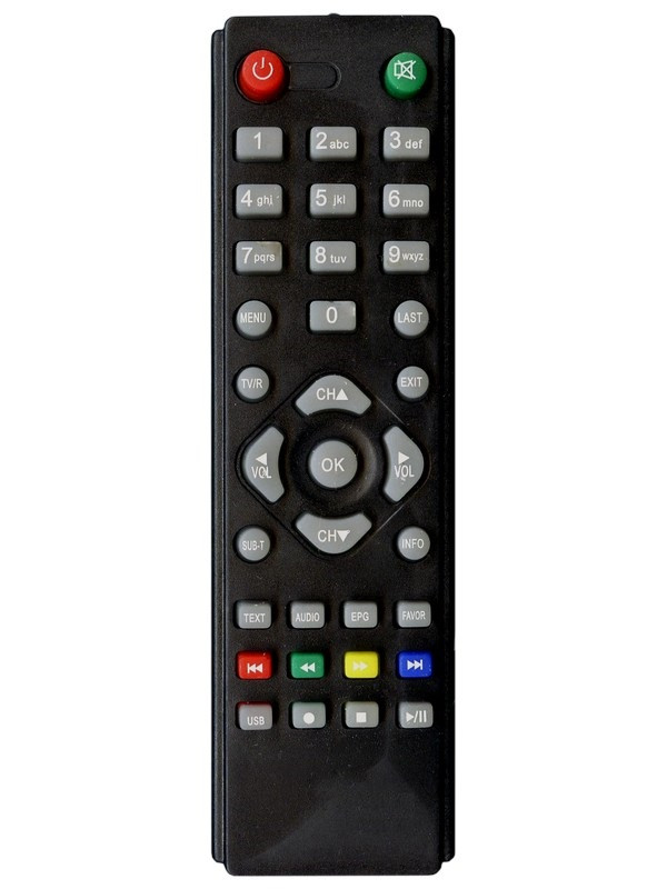 Пульт DVB-T2 World Wision T37/ T54M/ T57, Amiko T58/T54, Hyundai H-DVB03T2, D-Color DC1201HD mini