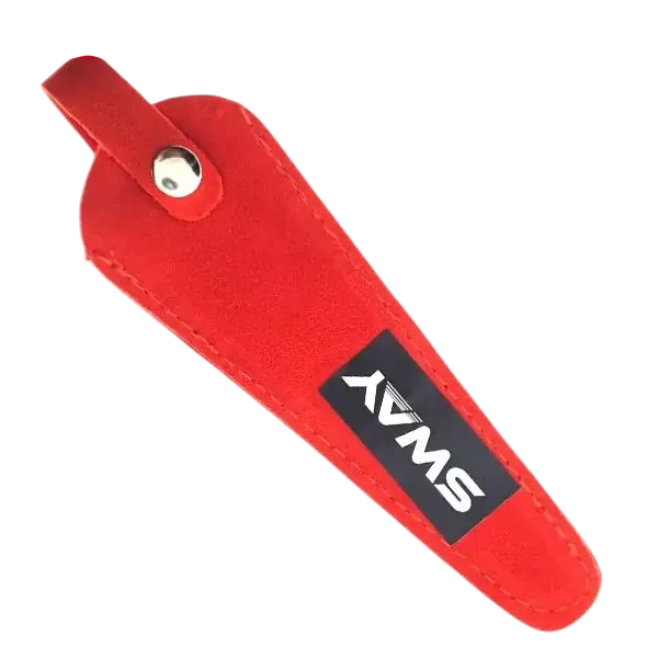 Чохол SWAY для 1 ножиць замшевий червоний (110 999007 RED), фото 1