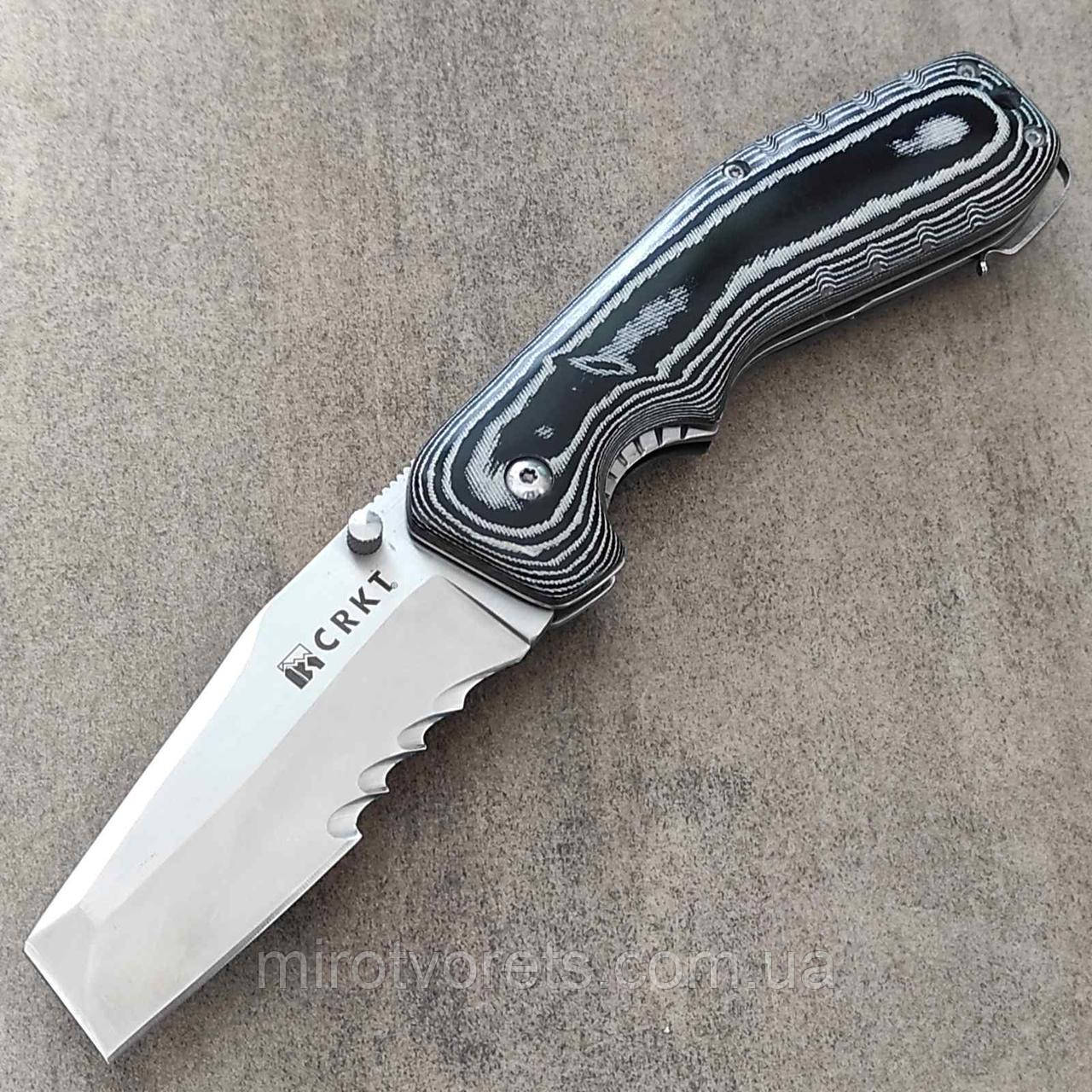 Ніж CRKT Folding Razel 4035 Tanto (танто) напівсерейтор 8Cr14MoV