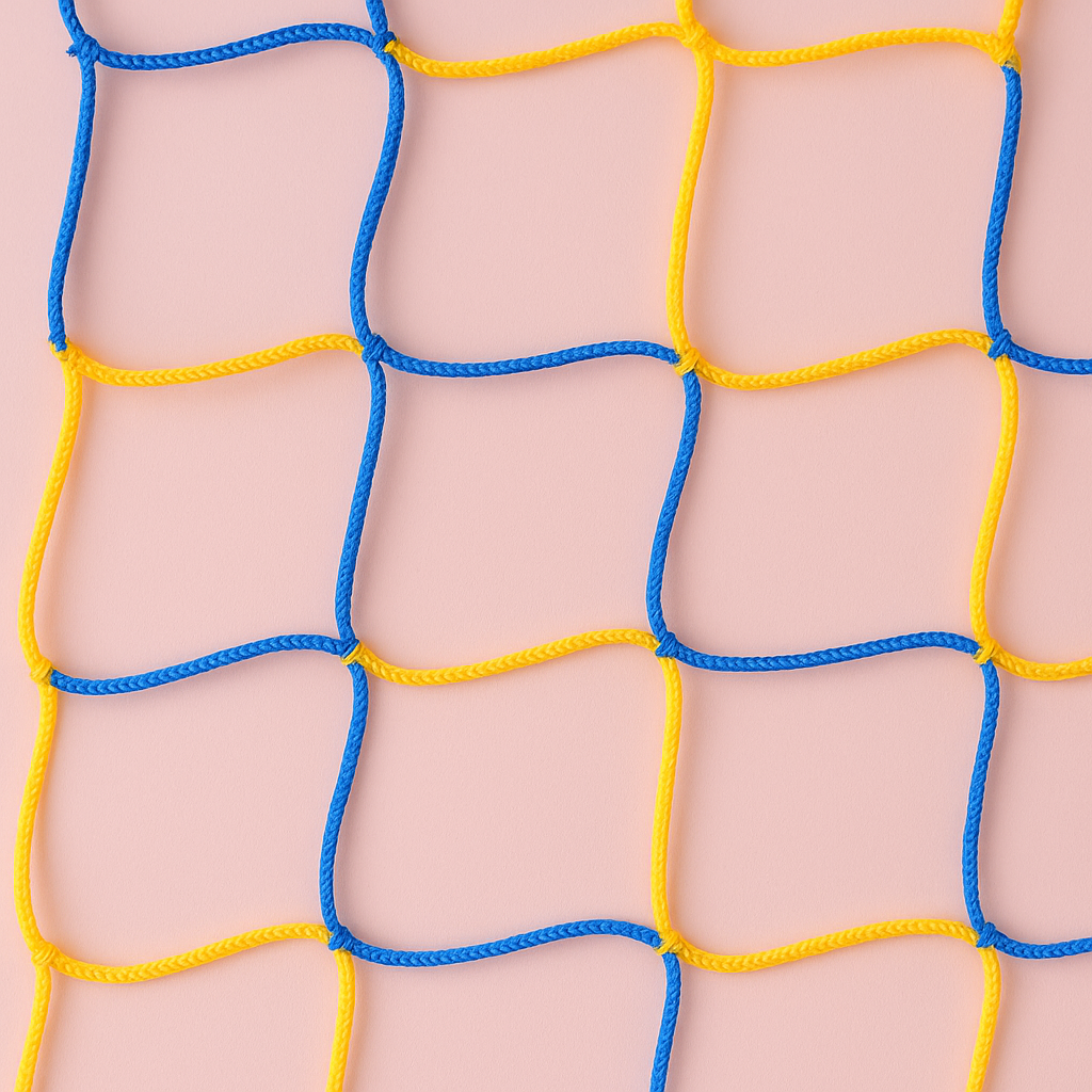 Загороджувальна безвузлова сітка D. 3 мм, вічко 12 см, однотонна, білий. Виробництво Іспанія-Україна, фото 1