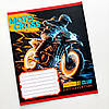 Зошит шкільний в лінію 12 аркушів Лідер, Мотокрос, фото 4