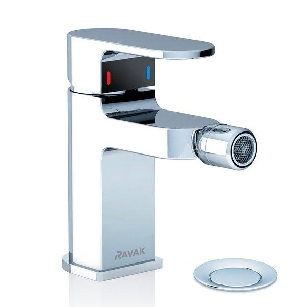 Змішувач для біде Ravak Chrome з відкриванням стоку CR 055.00