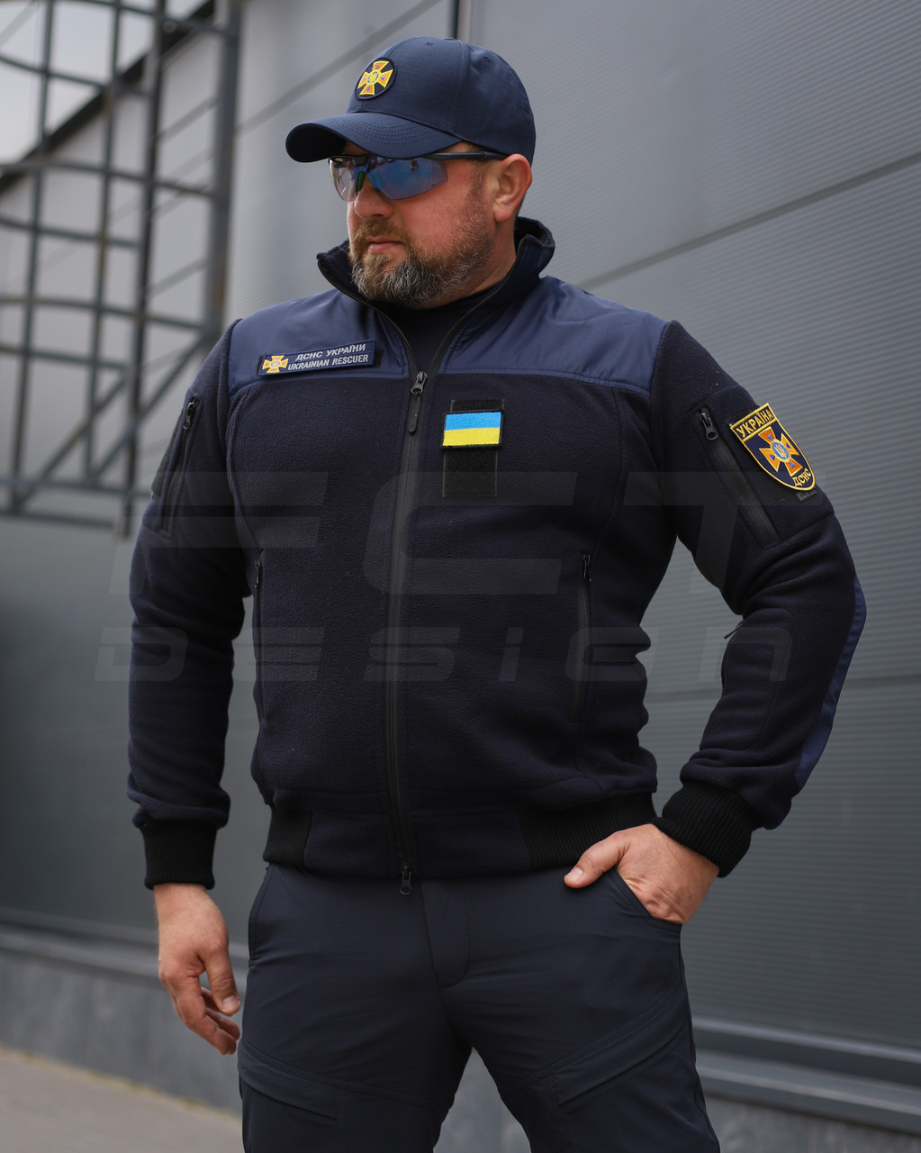 Кофта фліс тактична під резинку для ДСНС
