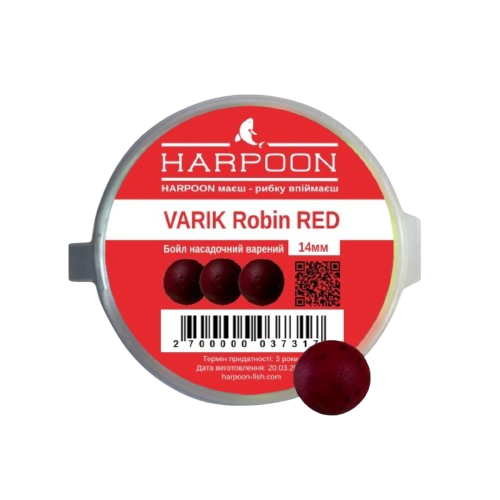 Бойл HARPOON варений, насадковий 14мм 200гр ROBIN RED (робін ред, паприка),2700000037317, фото 1