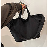 Однотонна сумка через плече для жінок, повсякденна сумка для покупок у стилі ретро-пільки гуртом, фото 5