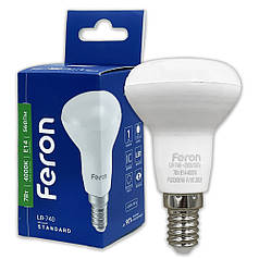 LED лампа Feron LB-740 R50 7W E14 4000K (25983) 6301 LED лампа Feron LB-740 R50 7W E14 4000K(25983) 6301