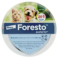 Bayer Foresto (Форесто) нашийник від бліх та клещів для котів та дрібних порід собак, 38 см