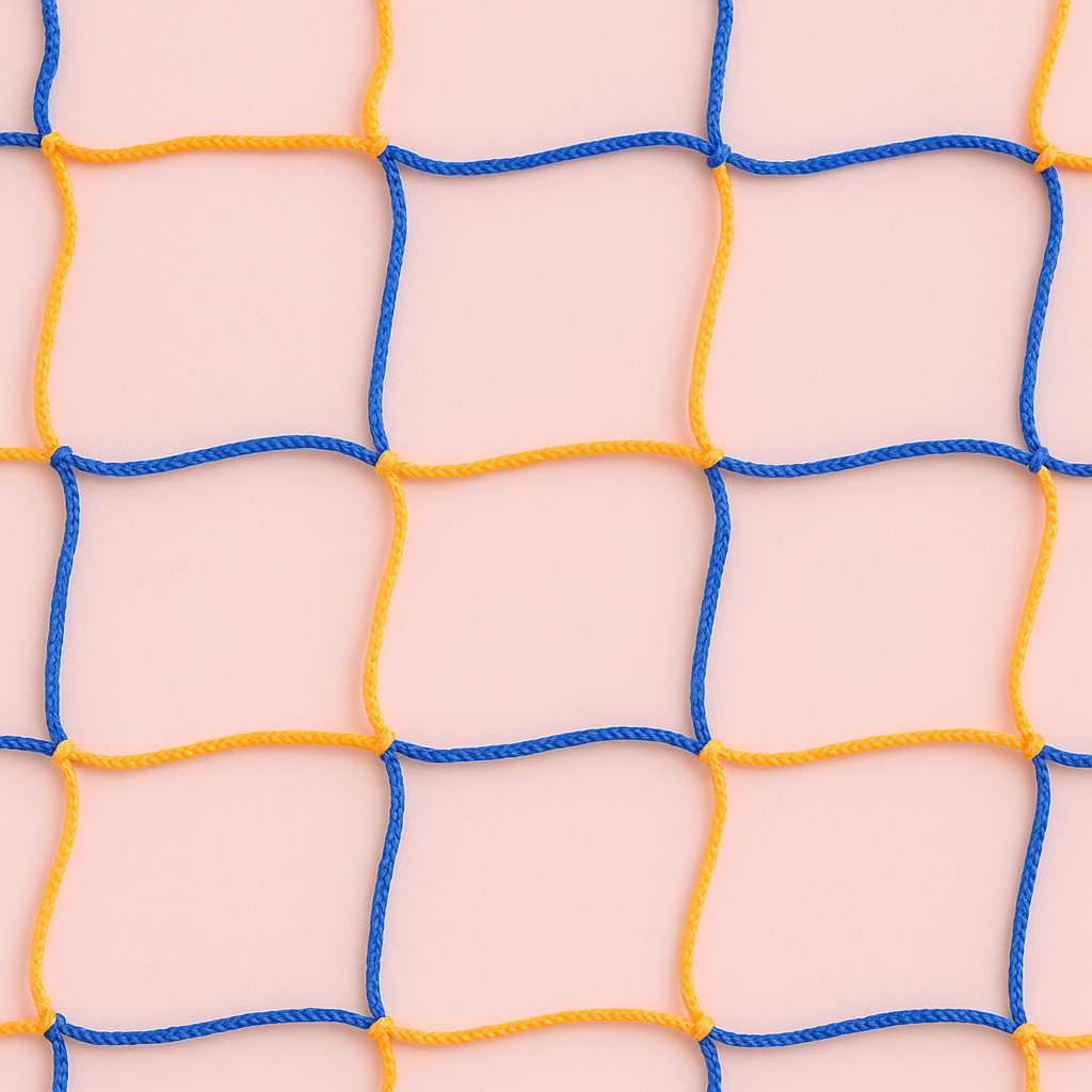 Загороджувальна сітка огороджувальна Д. 2,2 мм. Осередок 15 см. для спортзалів, стадіонів, спортмайданчиків, фото 1