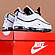 Чоловічі Кросівки Nike Air Max 97 білі з чорним, фото 3