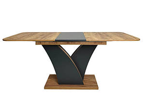 DAKAR D/A стіл дуб крафт золотий/антрацит