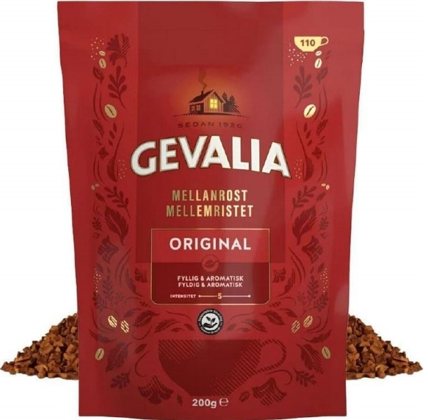 Кава розчинна сублімована Gevalia Original 200г 100% Арабіка Швейцарія