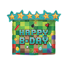 Фігура ANAGRAM-АН032 Happy Birthday - динаміт зелений (УП)