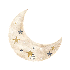 Фігура ANAGRAM-АН013 Місяць Кремовий з зірками (УП)