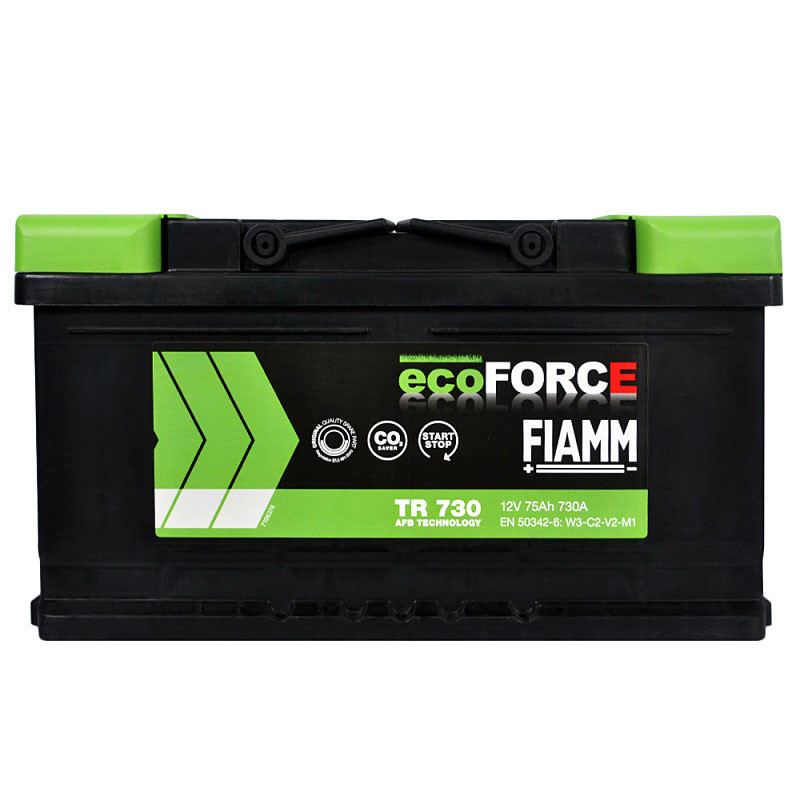 Автомобільний акумулятор FIAMM Ecoforce AFB 75Аh 730А R+ (TR730) (LB4)