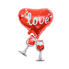 Фігура КИТАЙ-КТ644 Серце з келихами Love (УП)