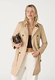 Короткий Тренч (плащ) Stradivarius 5800/128/430 розм. XS