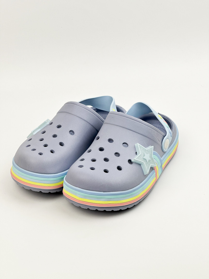 Дитячі крокси для дівчинки American Club  мод.NH183 Бузковий, фото 1