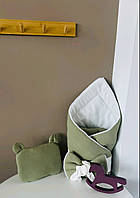 Конверт-ковдра, мусліновий конверт на виписку, конверт муслін у пологовий Angelok-child