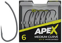Гачок короповий RidgeMonkey Ape-X Medium Curve з борідкою #8 (10 шт./пач.)