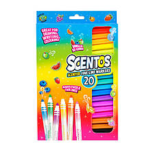 Набір ароматичних маркерів для малювання Тонка лінія Scentos 20435S 20 кольорів