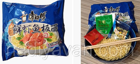 Локшина Рамен Master Kong Seafood Noodle 98 г, фото 3