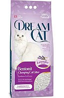 Dream Cat Lavender наповнювач бентонітовий з ароматом ЛАВАНДИ 5л
