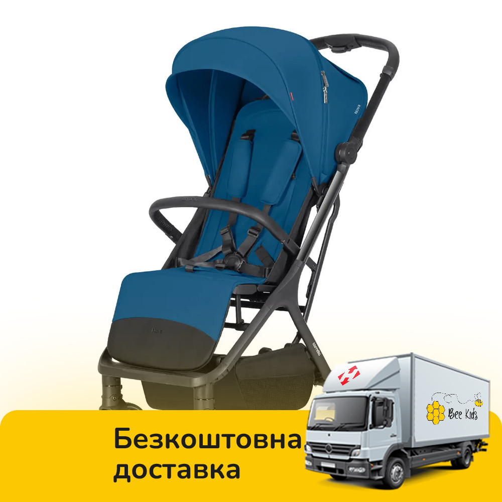 Коляска прогулянкова дитяча CARRELLO Nova CRL-5524 Fleet Blue Синя, фото 1