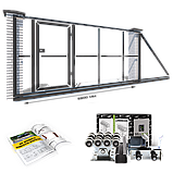 Зварені або відкатні ворота Звари Сам Індивідуально, фото 2