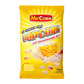 Попкорн Mr`Corn зі смаком сиру для мікрохвильовки 90 г