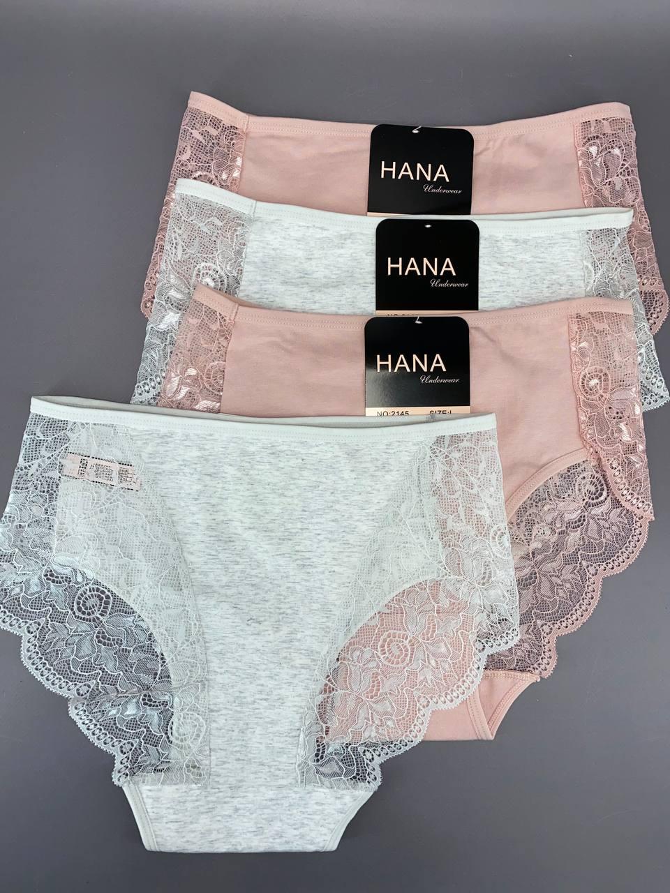 Трусики мереживні завищена посадка HANA L (4шт/уп)