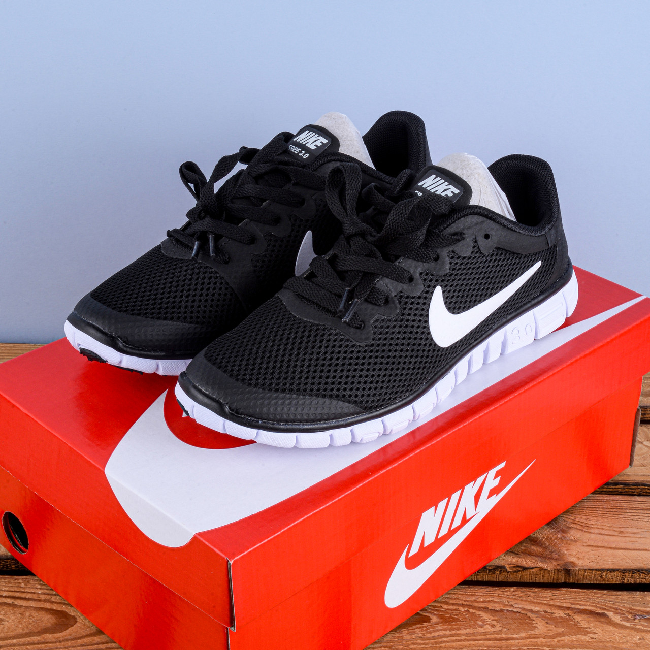 Легкі Кросівки Nike Free 3.0 чорні