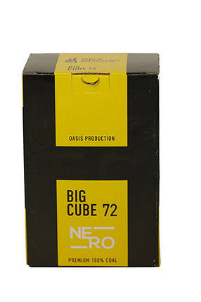 Кокосове вугілля "Nero Premium" 1 кг, 72 штуки в коробці, фото 1
