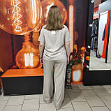 Жіночий беж костюм льон Україна, фото 3
